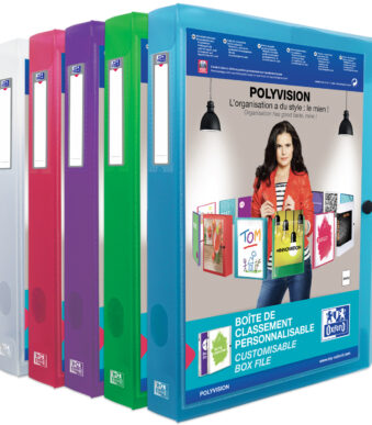 ELBA verzamelbox/opbergbox POLYVISION, A4, PP, vulhoogte: 40 mm, kleuren assorti