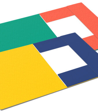 Oxford hoekspanmap Bicolor Recyc+, DIN A4, kleuren assorti