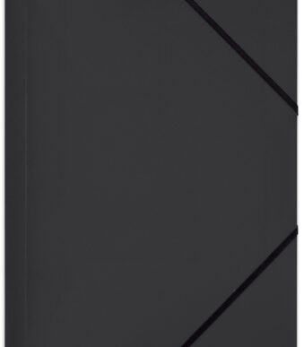 ELBA hoekspanmap Standard, DIN A4, PP, zwart