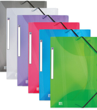 Oxford hoekspanmap hawai, DIN A4, PP, kleuren assorti