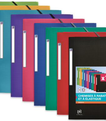 Oxford hoekspanmap Memphis, DIN A4, PP, assorti,