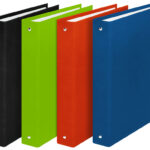 ELBA ringband balacron, DIN A4, 4-rings trekmechaniek