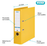 ELBA ordner rado smart Pro+, rugbreedte: 80 mm, geel