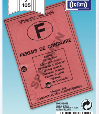 Oxford ID-kaarthoes, PVC, 3-vaks, 0,30 mm, formaat: 75 x 110 mm