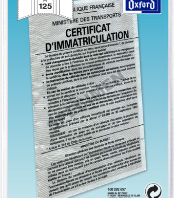 Oxford ID-kaarthoes, PVC, 3-vaks, 0,30 mm, formaat: 85 x 135 mm