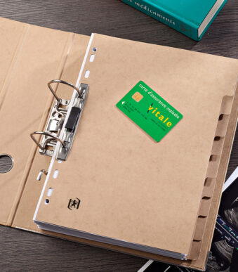 Oxford kartonnen tabbladen TOUAREG, blanco, DIN A4, 6-delig