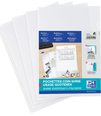 Oxford L-mapje Premium, DIN A4, PP, glashelder