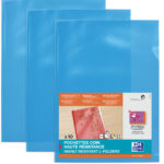 Oxford L-map, transparant, DIN A4, PVC, blauw