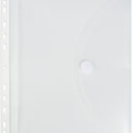 Oxford brochurehoes met uitrek-vouwen, A4, PP, 0,2 mm