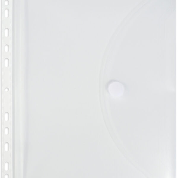 Oxford brochurehoes met uitrek-vouwen, A4, PP, 0,2 mm