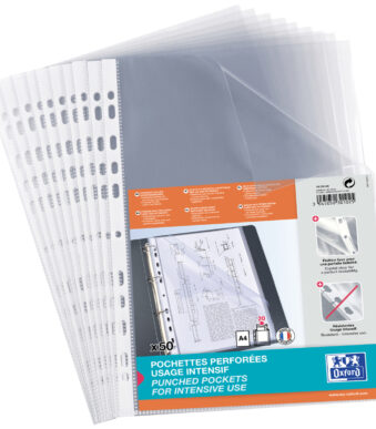 Oxford zichthoes Standaard, DIN A4, PP, 0,09 mm, glashelder