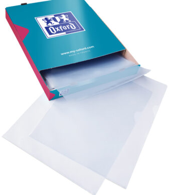 Oxford zichthoes SHINE A4, kleurloos, PP-foliedikte: 0,12 mm