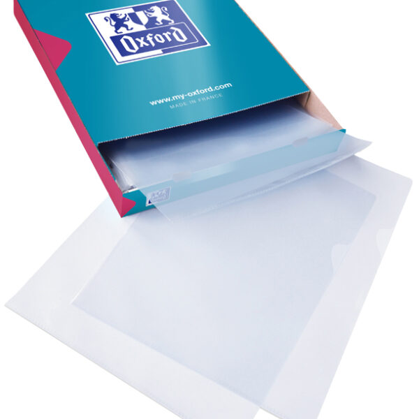 Oxford zichthoes SHINE A4, kleurloos, PP-foliedikte: 0,12 mm