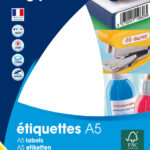 Universele etiketten, 105 x 148 mm, wit