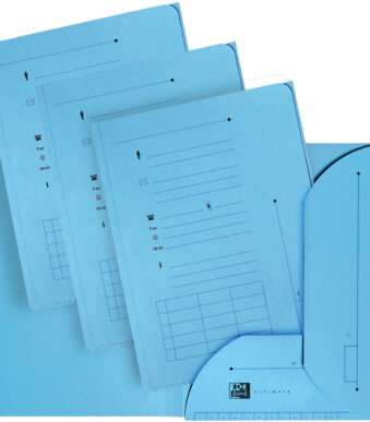 Oxford ULTIMATE binnenmap met 2 kleppen, A4, blauw