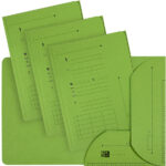 Oxford ULTIMATE binnenmap met 2 kleppen, A4, groen
