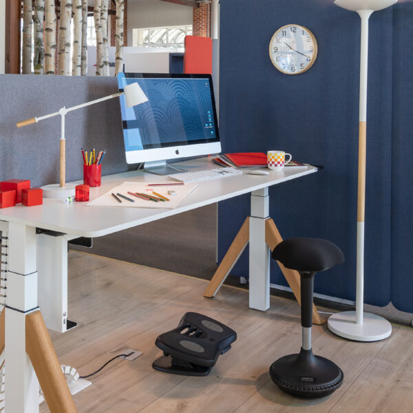 UNiLUX voetensteun NYMPHEA, ergonomisch, hoogte verstelbaar