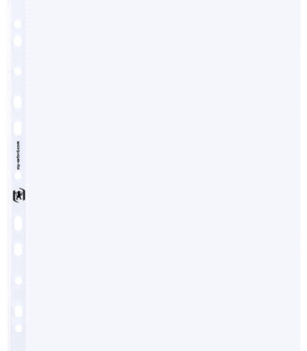 Oxford brochurehoes, DIN A4, PP, 0,06 mm, niet reflecterend generfd