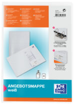 Oxford offertemap image+, met A4-zichtmap, wit