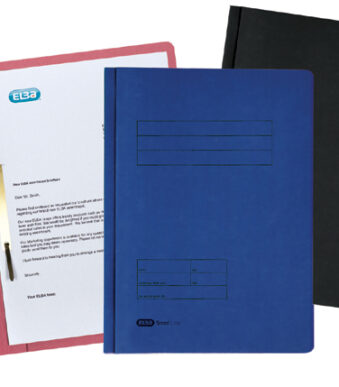ELBA dubbele snelhechter, DIN A4, manillakarton - 320 g/m2, blauw