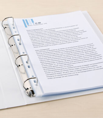 ELBA brochurehoes Premium, DIN A4, PP, 0,12 mm, glashelder