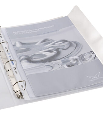 Oxford brochurehoes XXL, met klep, A4 0.09mm generfd