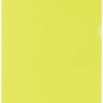 Oxford L-map Premium, DIN A4, PVC, glashelder, geel, 25 stuks