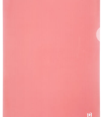 Oxford zichthoes Premium, DIN A4, PVC, glashelder, rood, 25 stuks