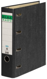 Elba Ordner 2x2 Rings Bank-Giro 75mm 2x A5 dwars zwart