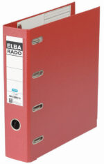 ELBA dubbelordner rado plast, rugbreedte: 75 mm, rood