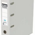 ELBA dubbelordner rado plast, rugbreedte: 75 mm, wit