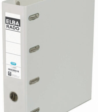 ELBA dubbelordner rado plast, rugbreedte: 75 mm, wit
