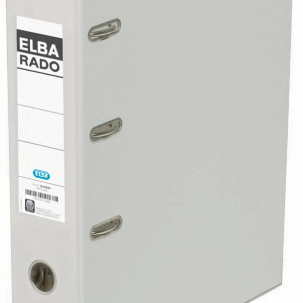 ELBA dubbelordner rado plast, rugbreedte: 75 mm, wit