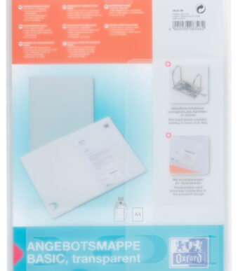 Oxford Offertemap Image, DIN A4 transparant