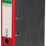ELBA ordner rado gewolkt, rugbreedte: 80 mm, rood