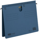 ELBA hanghechtmap Sorte 81, overstekende ruiterrand, blauw