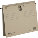 ELBA hanghechtmap Sorte 81, overstekende ruiterrand, grijs