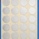 APLI markeringspunten, diameter: 15 mm, zilver