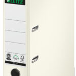 LEITZ massief karton-ordner, 180 graden, DIN A4, 80 mm, wit