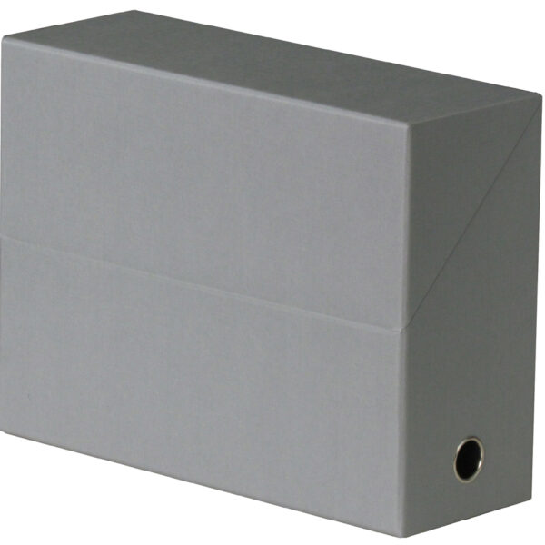 Oxford documentenbox, van golfkarton, grijs