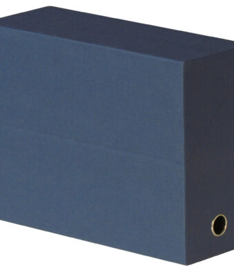 Oxford documentenbox, DIN A4, karton, donkerblauw