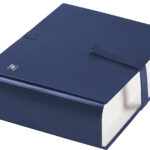 Oxford verzamelmap Balacron, met inslagklep, donkerblauw