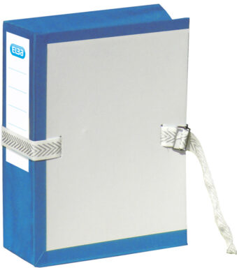 FAST archiefmap met metalen gesp, rekbaar, blauw