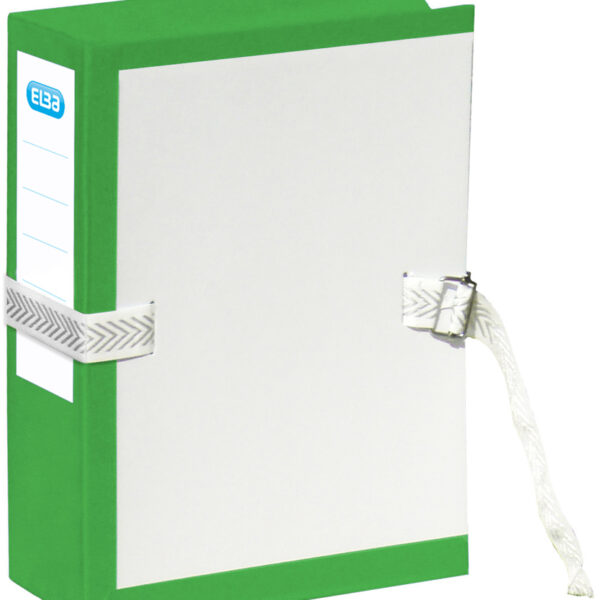 FAST archiefmap met metalen gesp, rekbaar, groen