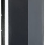 Oxford afleg-snelhechter met vouw, DIN A4+, PP, zwart