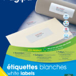 Adresetiketten, 38 x 21,2 mm, wit