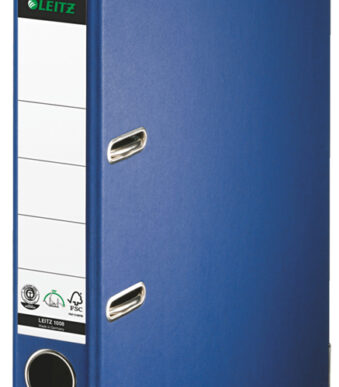 LEITZ massief karton-ordner, 180 graden, DIN A4, 50 mm, blauw