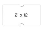 APLI etiketten voor prijstang, 21 x 12 mm, wit, permanent
