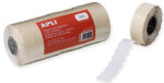 APLI etiketten voor prijstang, 22 x 12 mm, wit, verwijderbaar