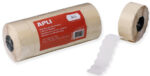 APLI etiketten voor prijstang, 26 x 12 mm, wit, verwijderbaar